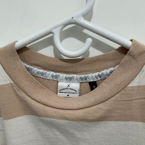 Men's T-shirt, Stripes Brown, size M - Picture 2 of 9